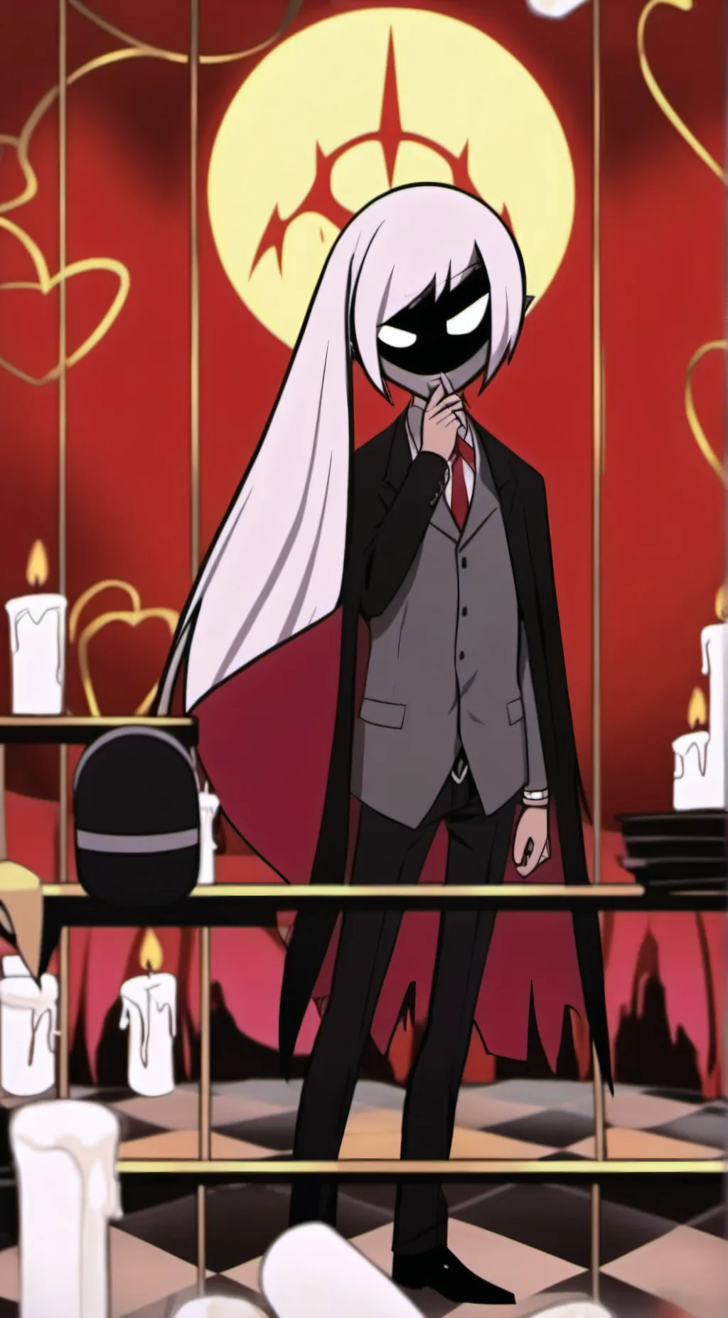 ai character: Hazbin hotel background