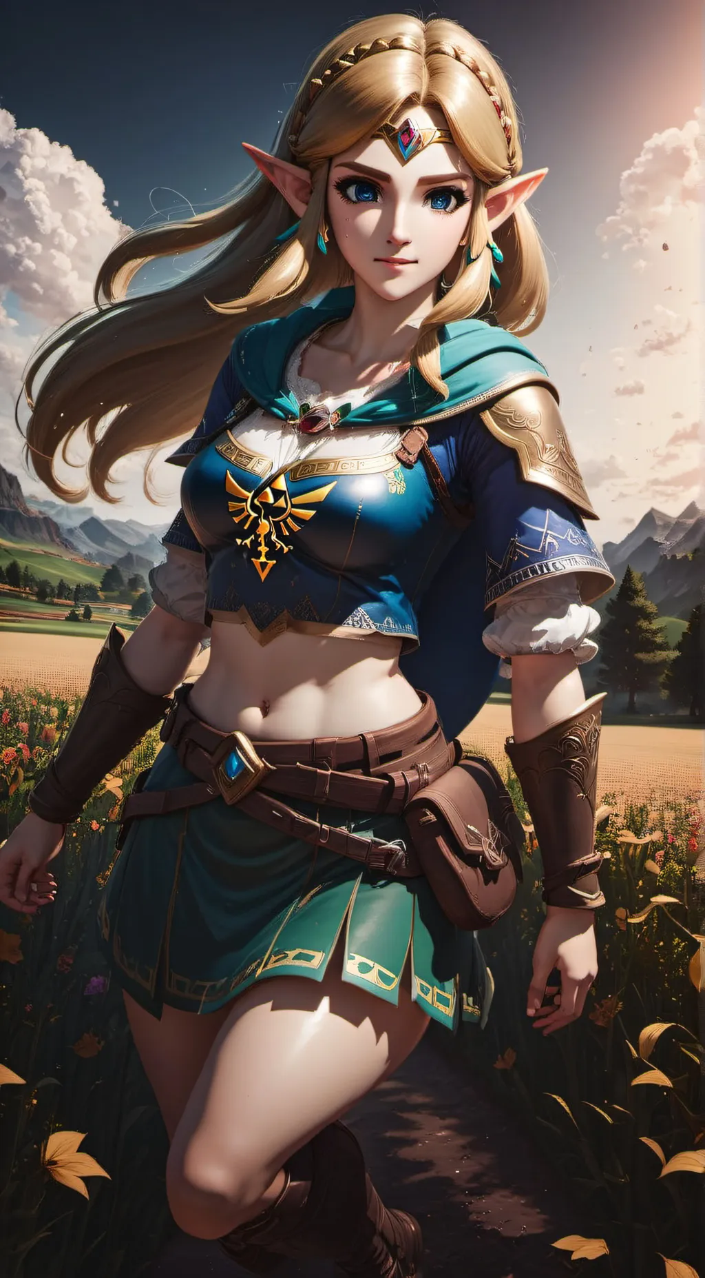 ai character: Princess Zelda background