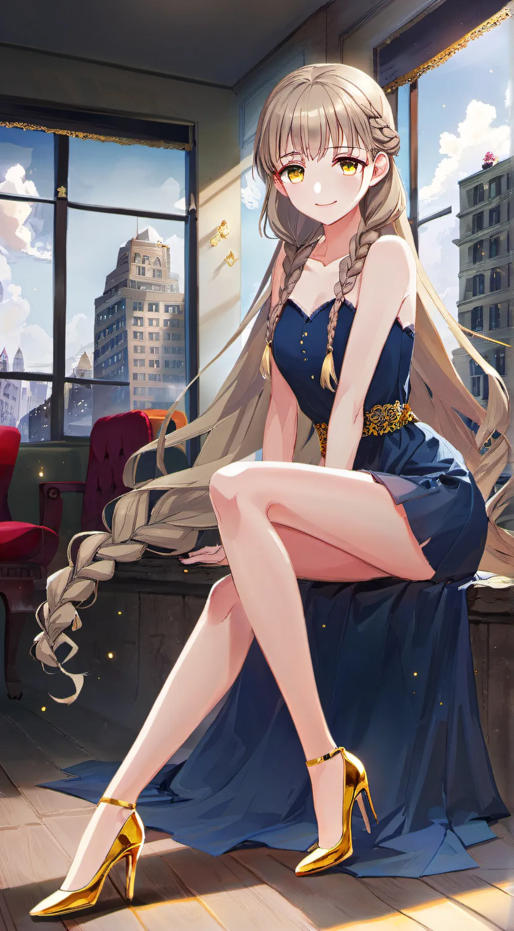 ai character: Haruka  background