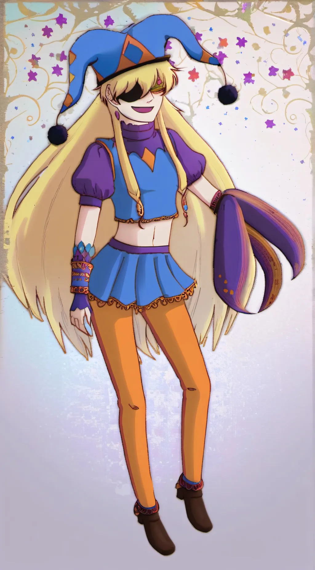 ai character: joker jill background