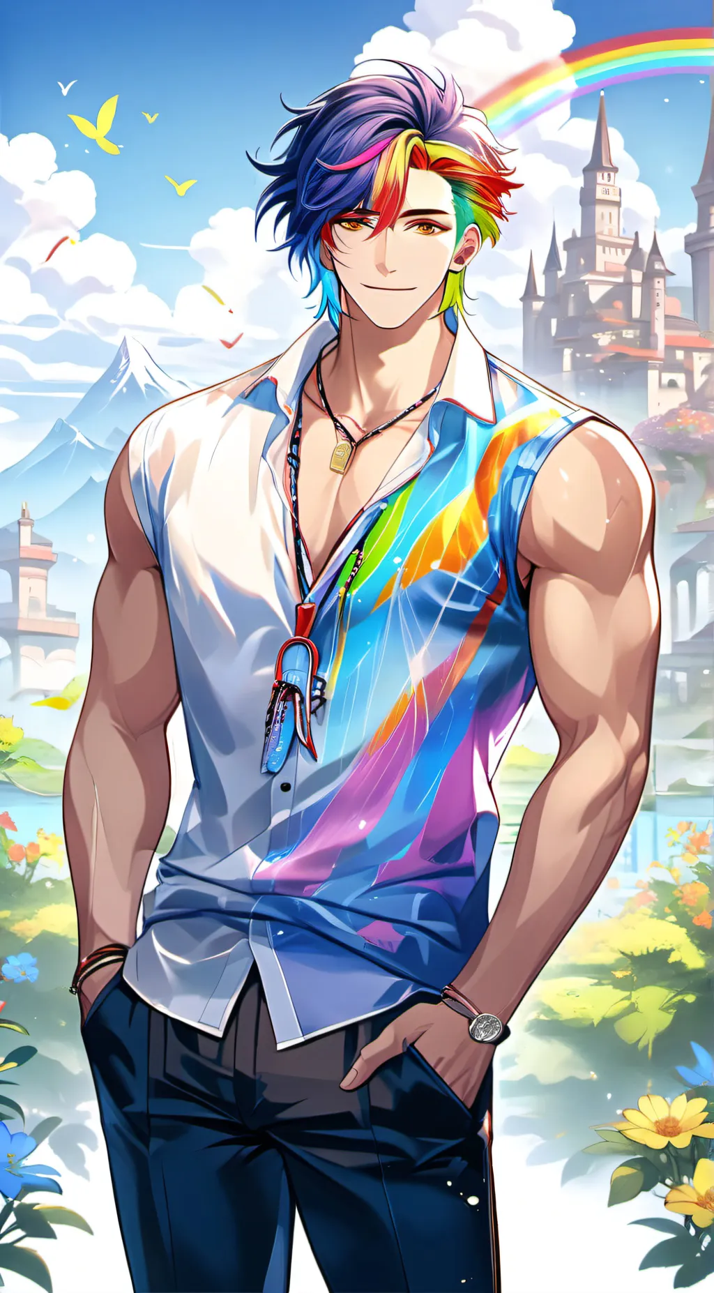 ai character: Rhin background