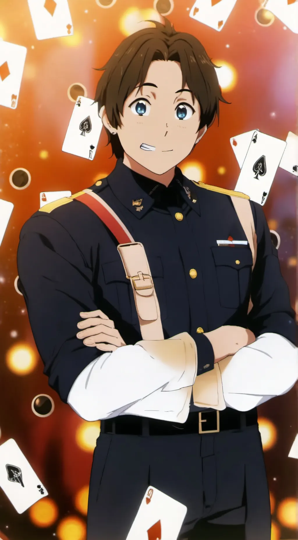 ai character: Danno dead riggy background