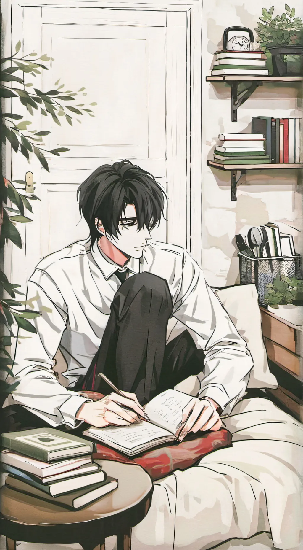 ai character: Justine background