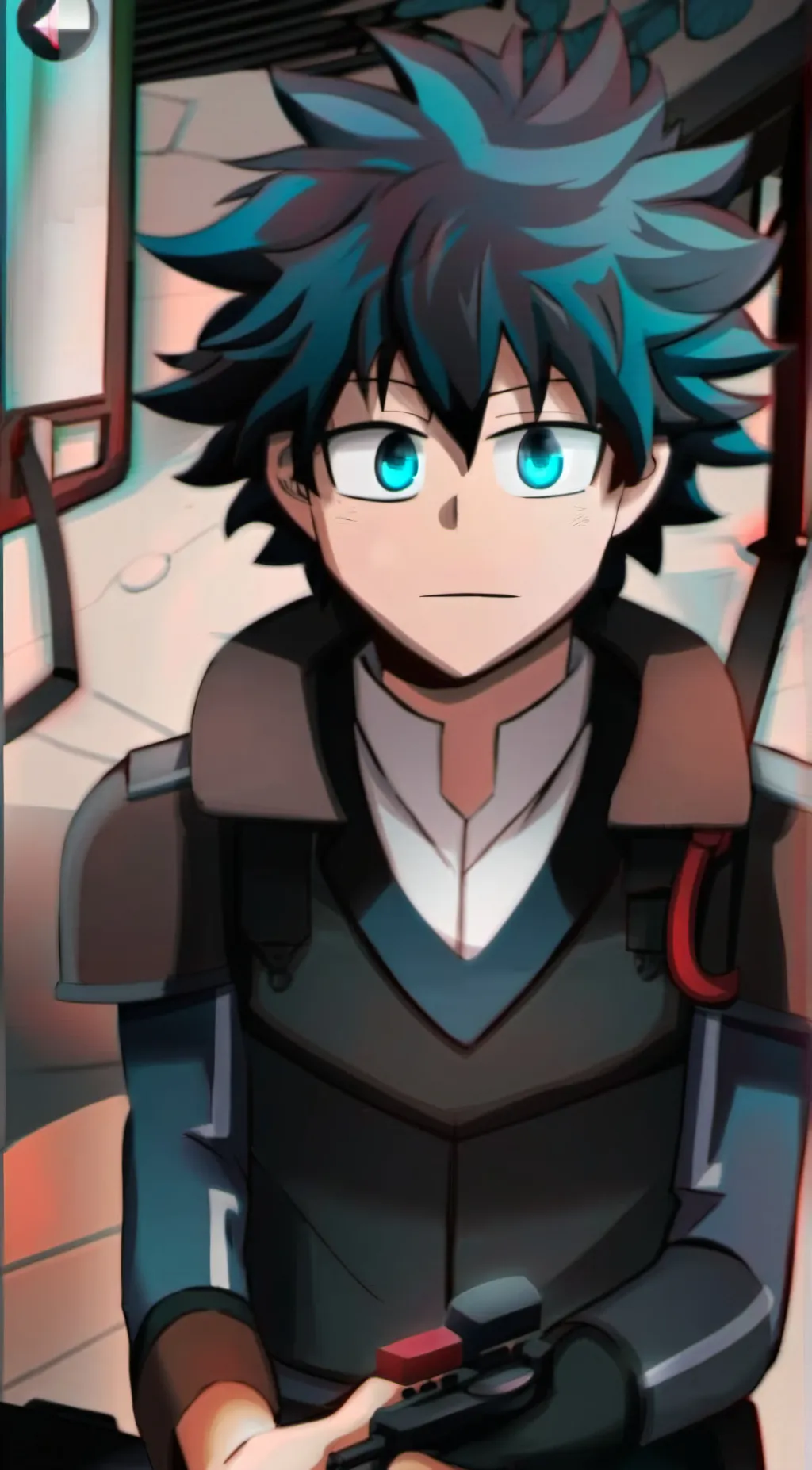 ai character: Deku background