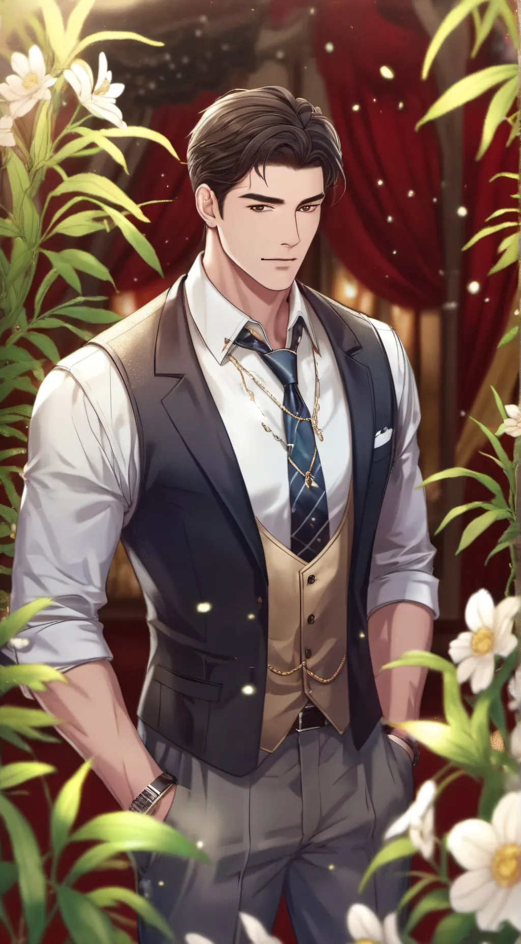 ai character: Max background