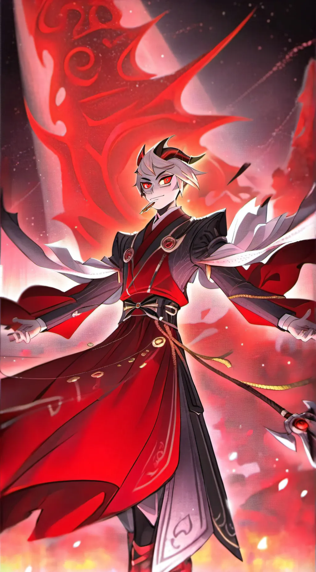 ai character: Lucifer background