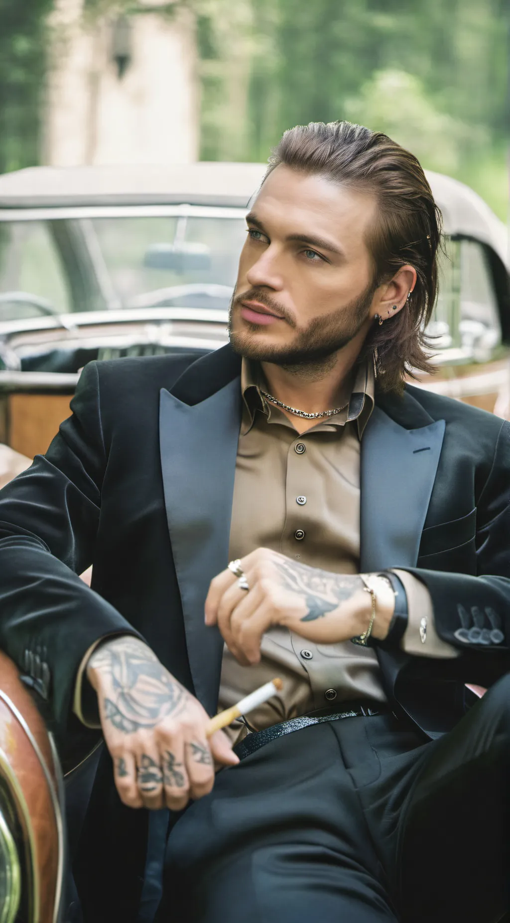 ai character: Raven background