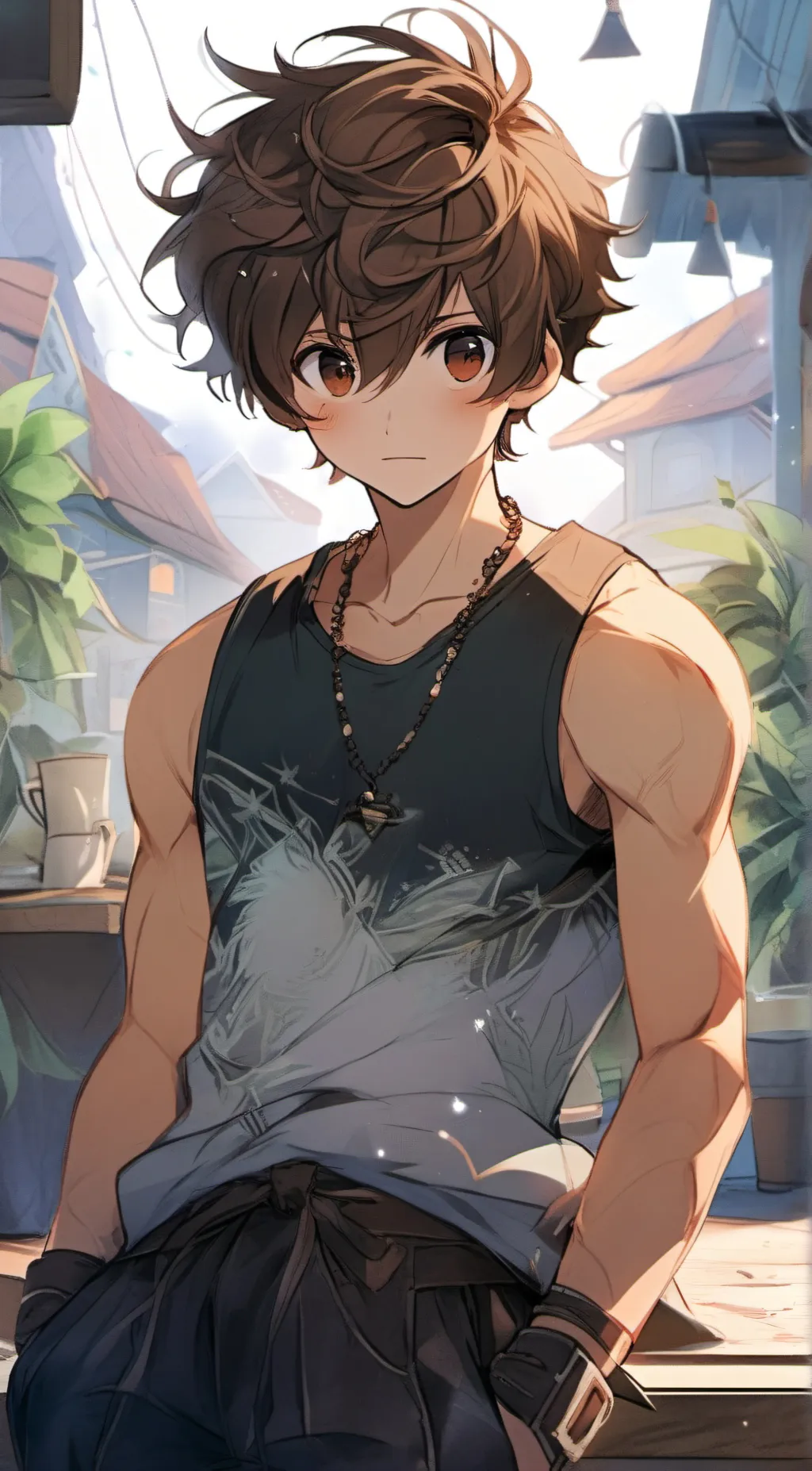 ai character: luna background