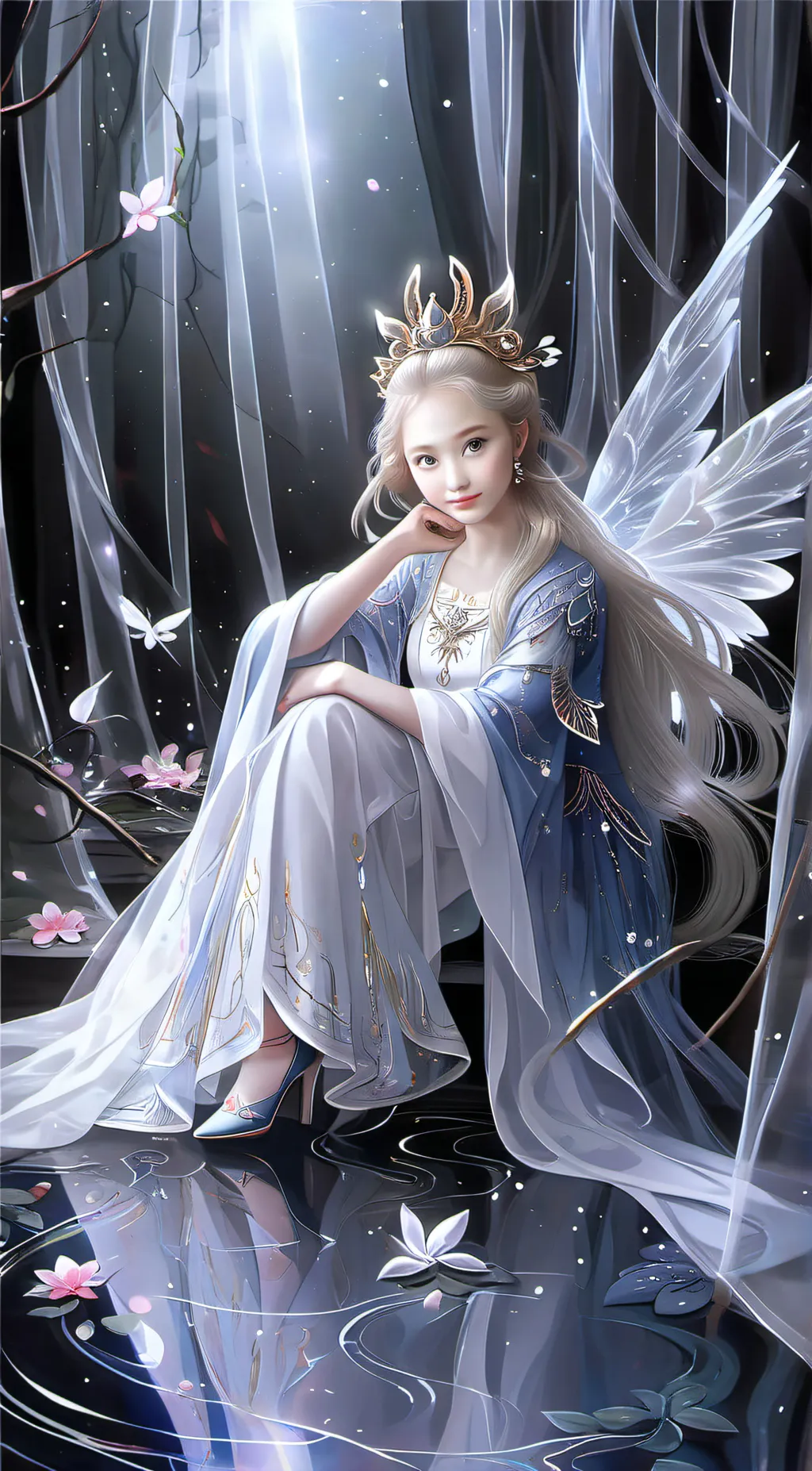 ai character: angelica  background