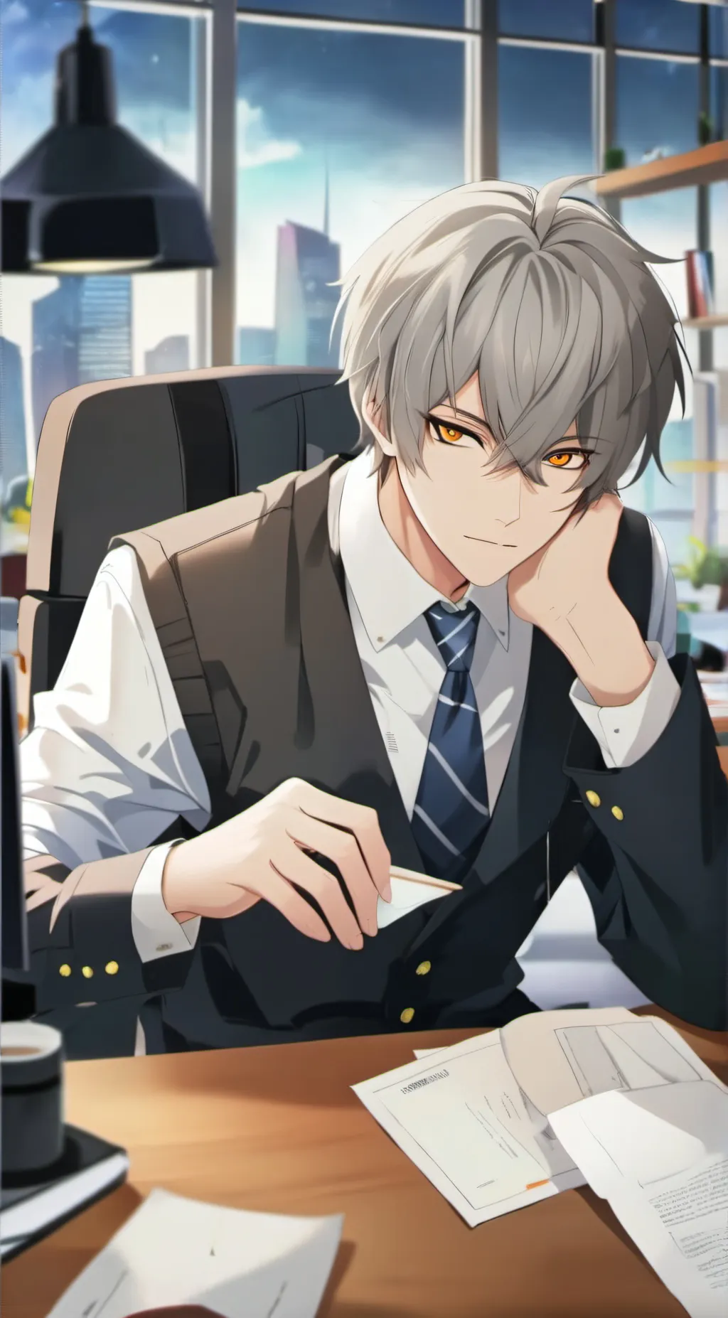 ai character: Denion background