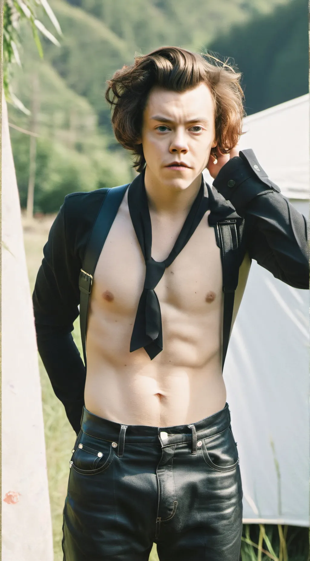 ai character: Harry Styles🧸🎀 background