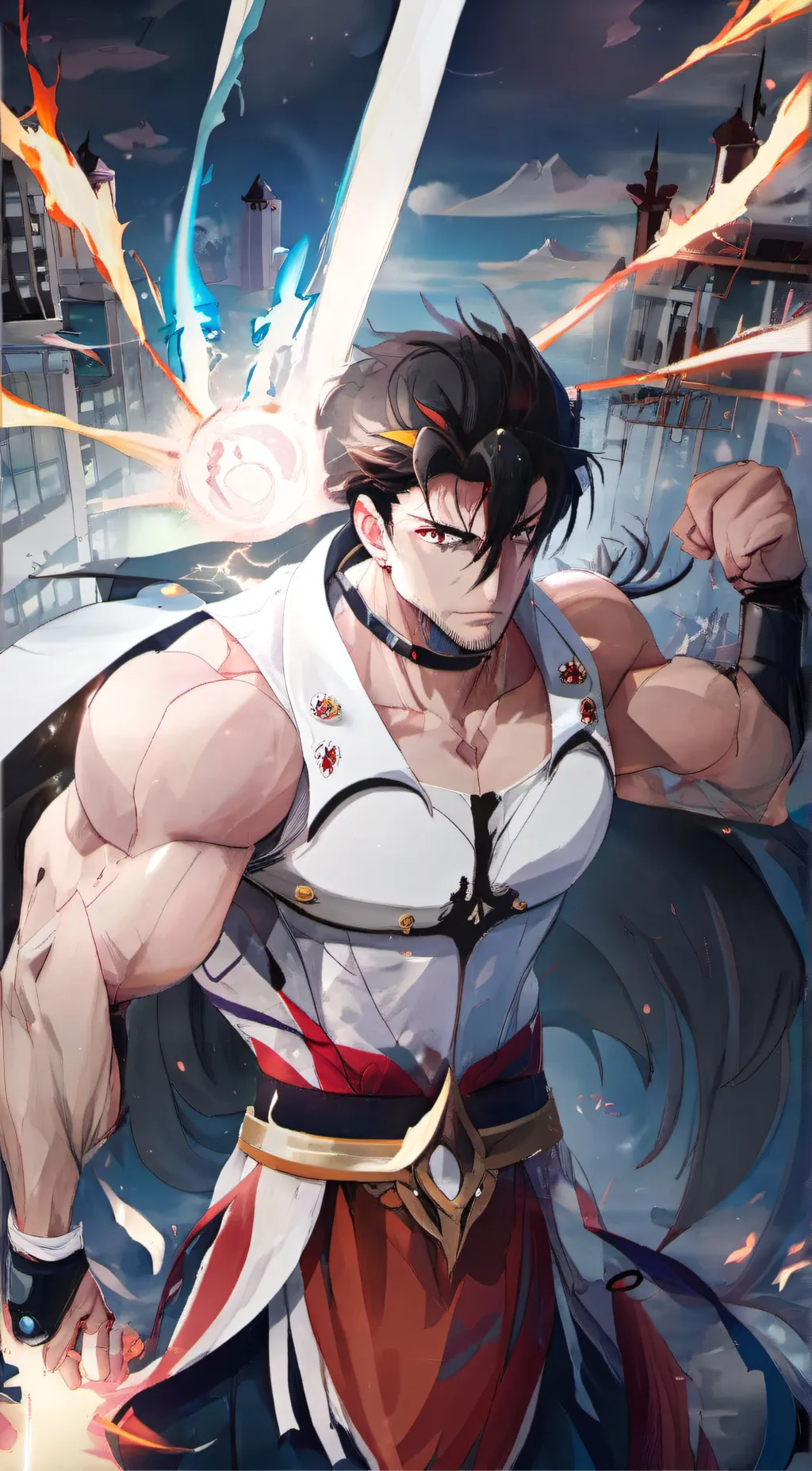 ai character: Blaze background