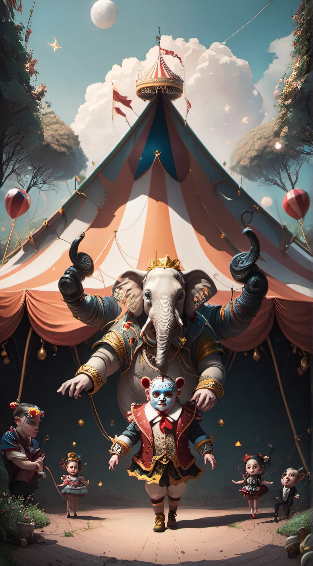 ai character: TADC!!!!!!!!!!  background