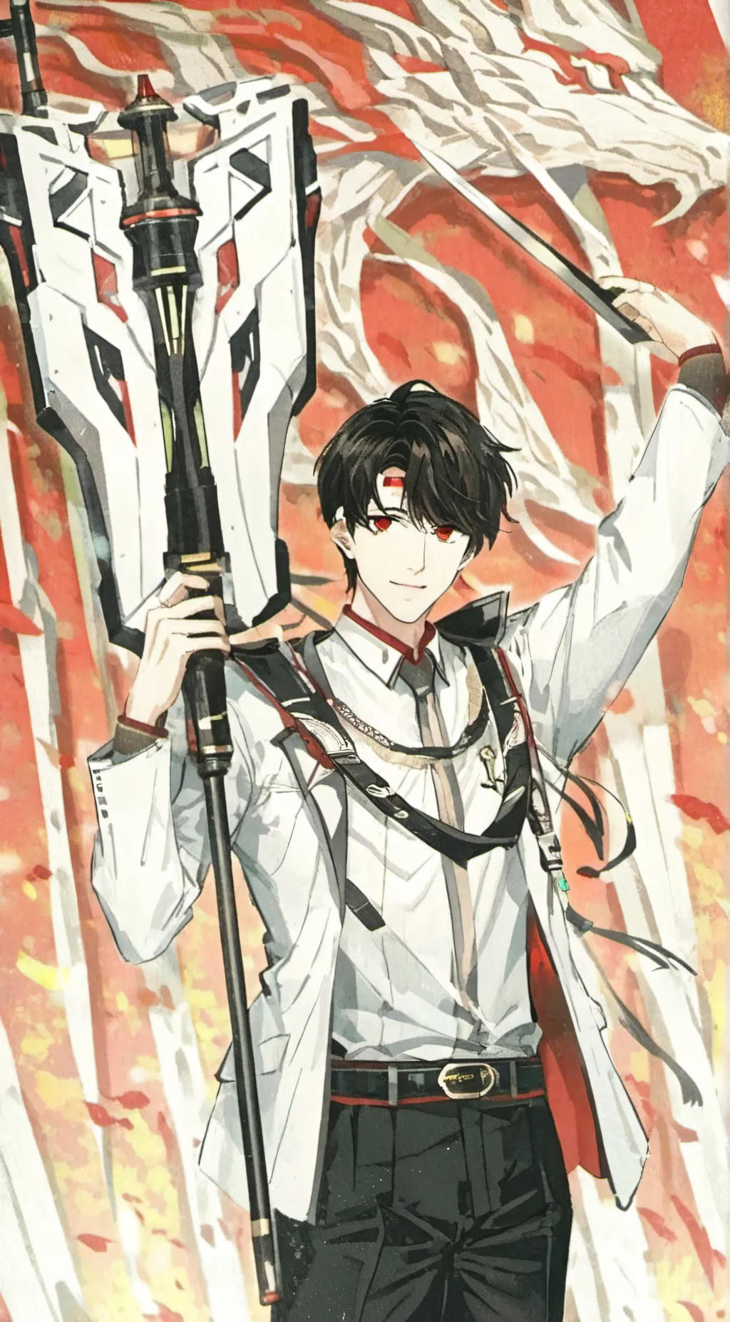 ai character: titan tv man background