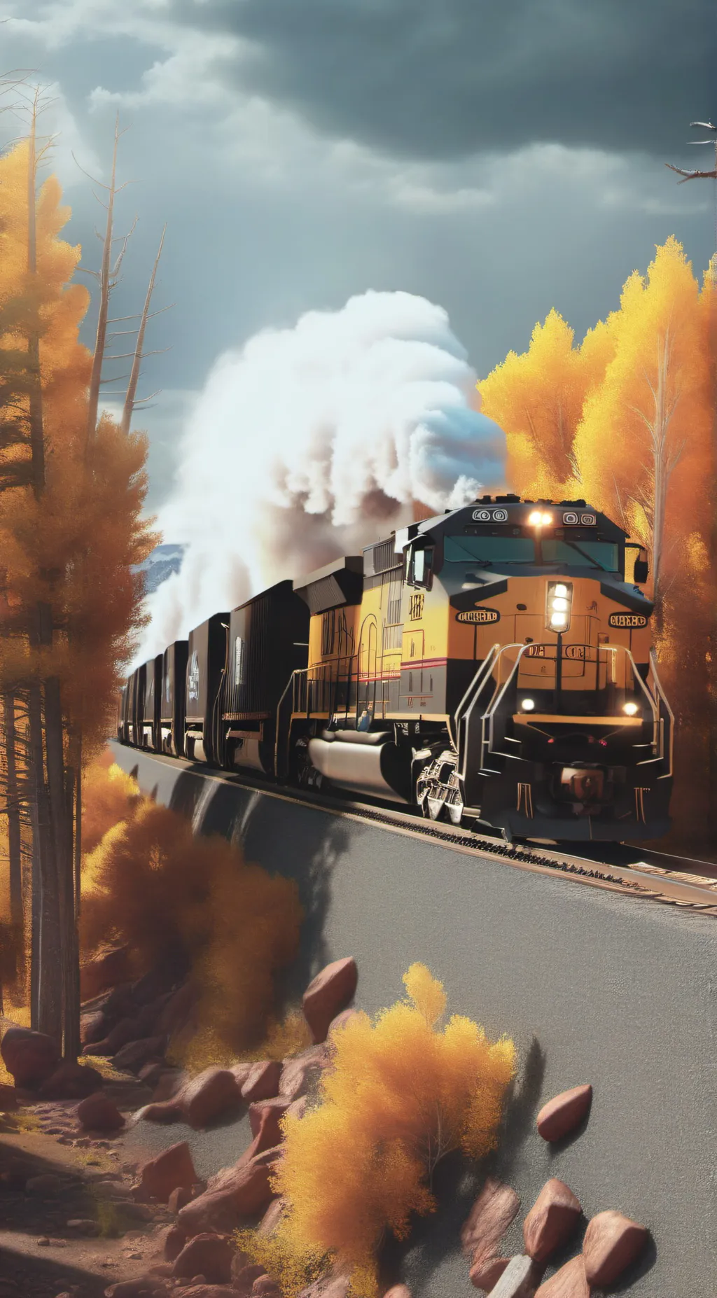 ai character: Train 🚆 background