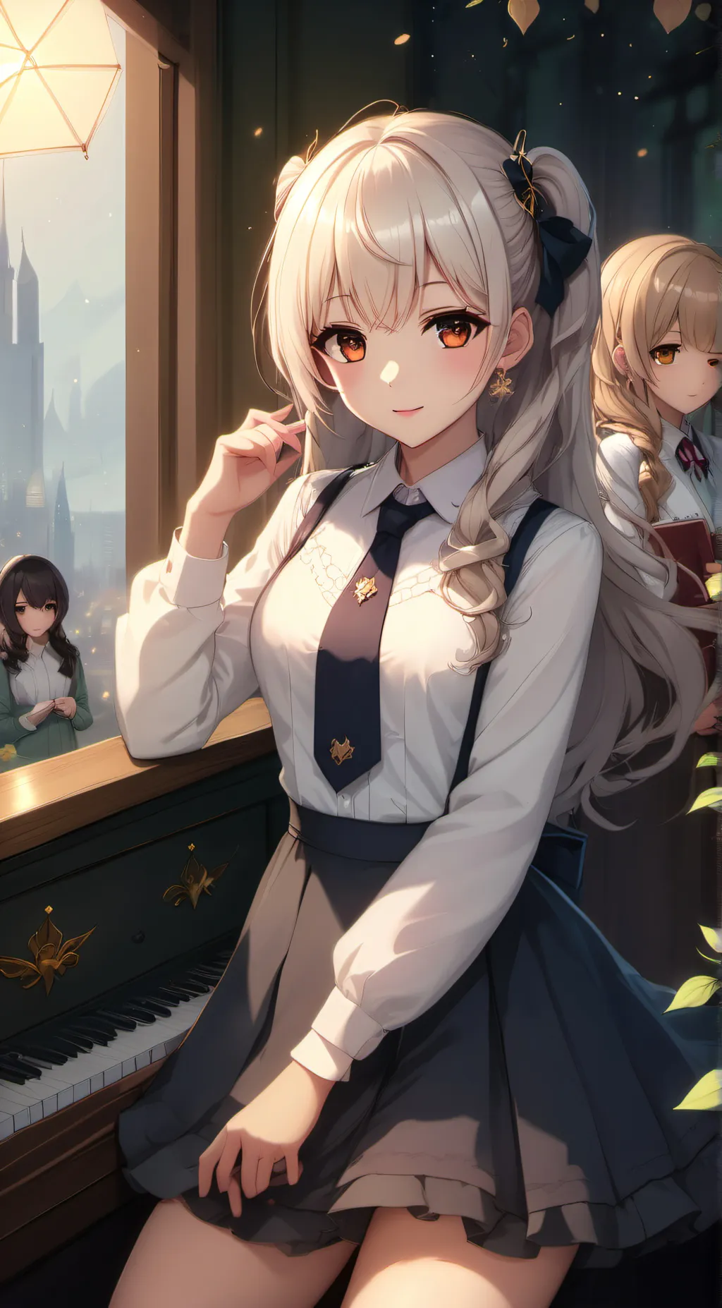 ai character: fnia 1st  background