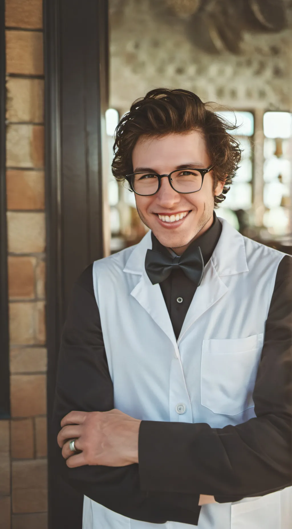 ai character: Dr Ruben  background