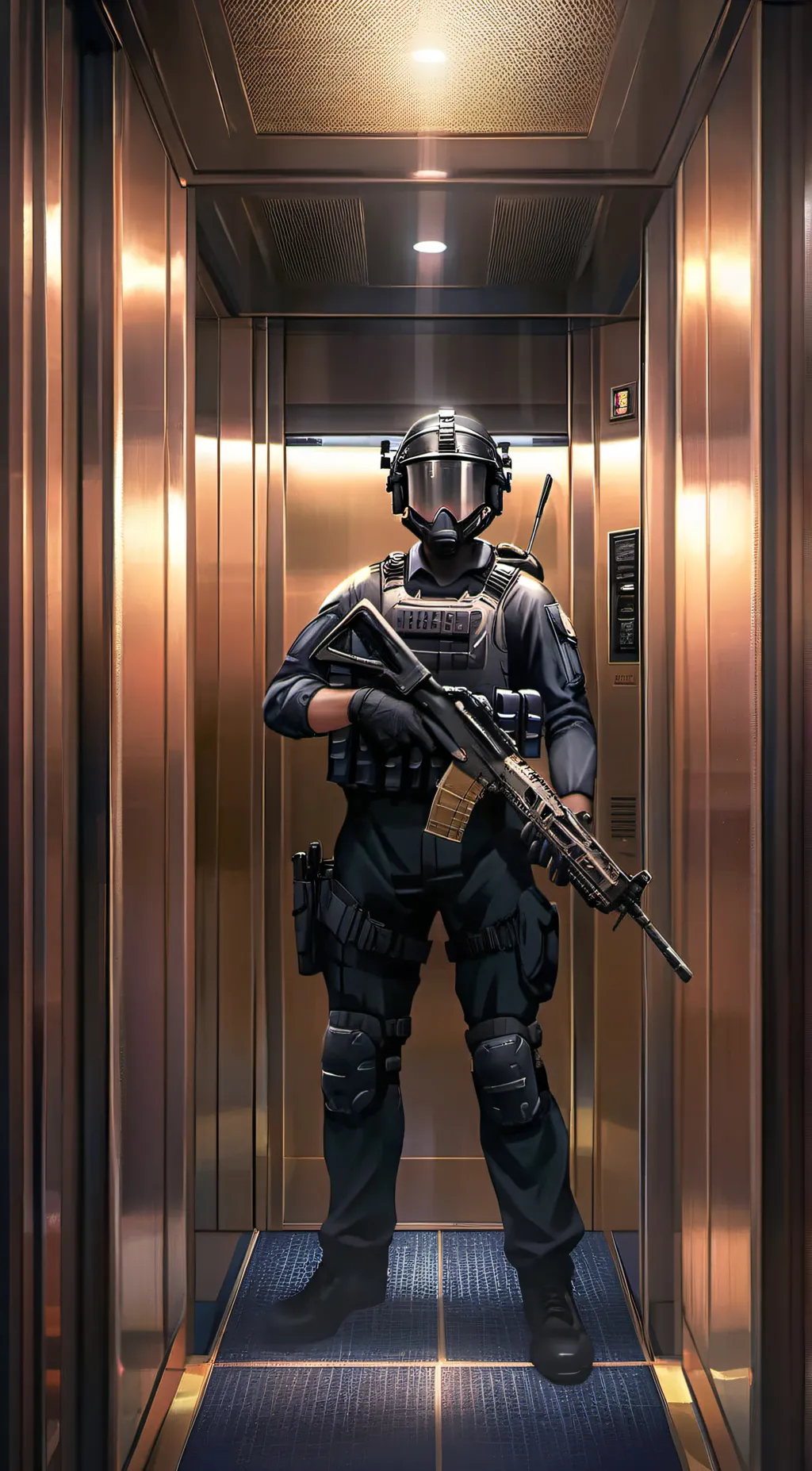 ai character: swat team background