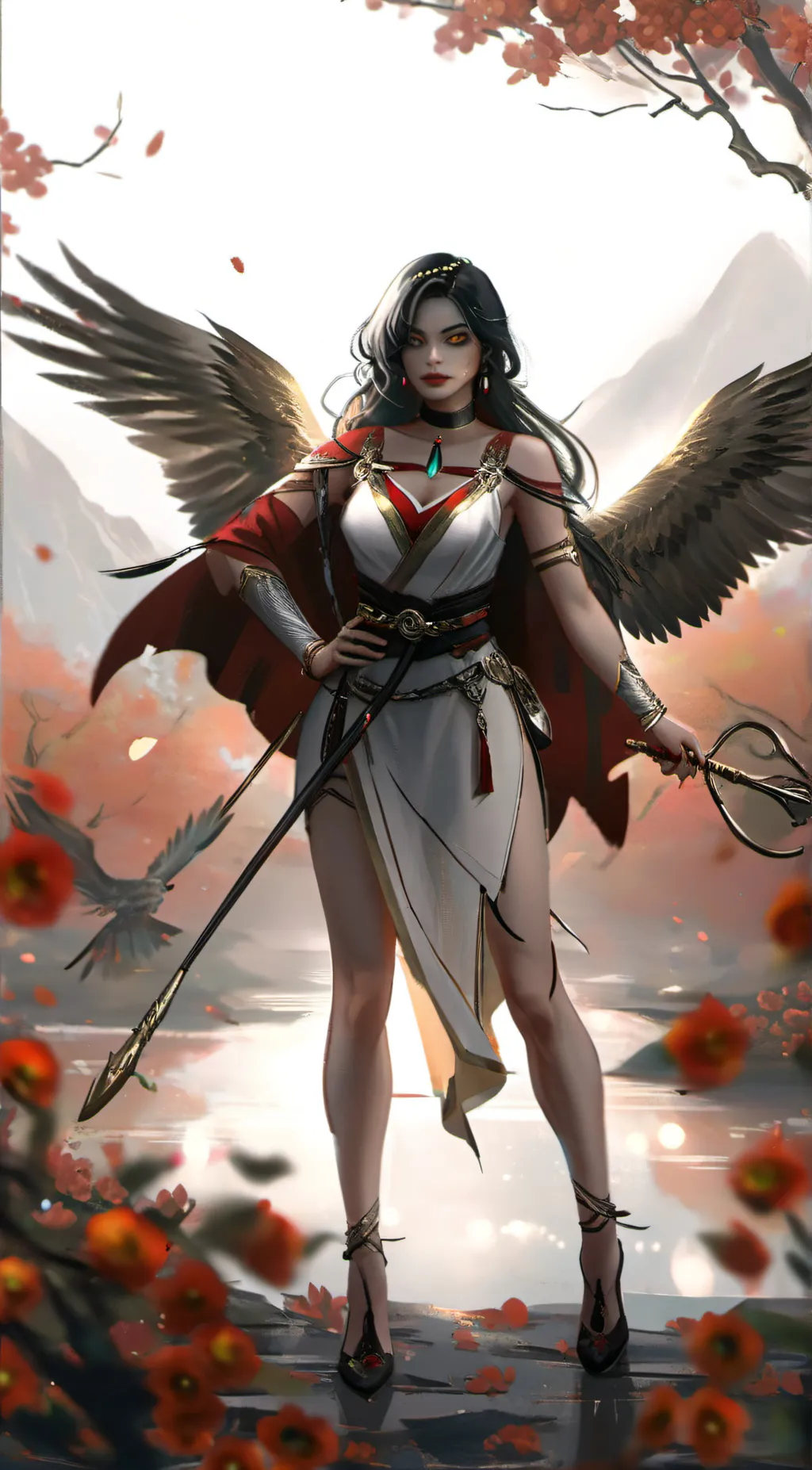 ai character: Raven background