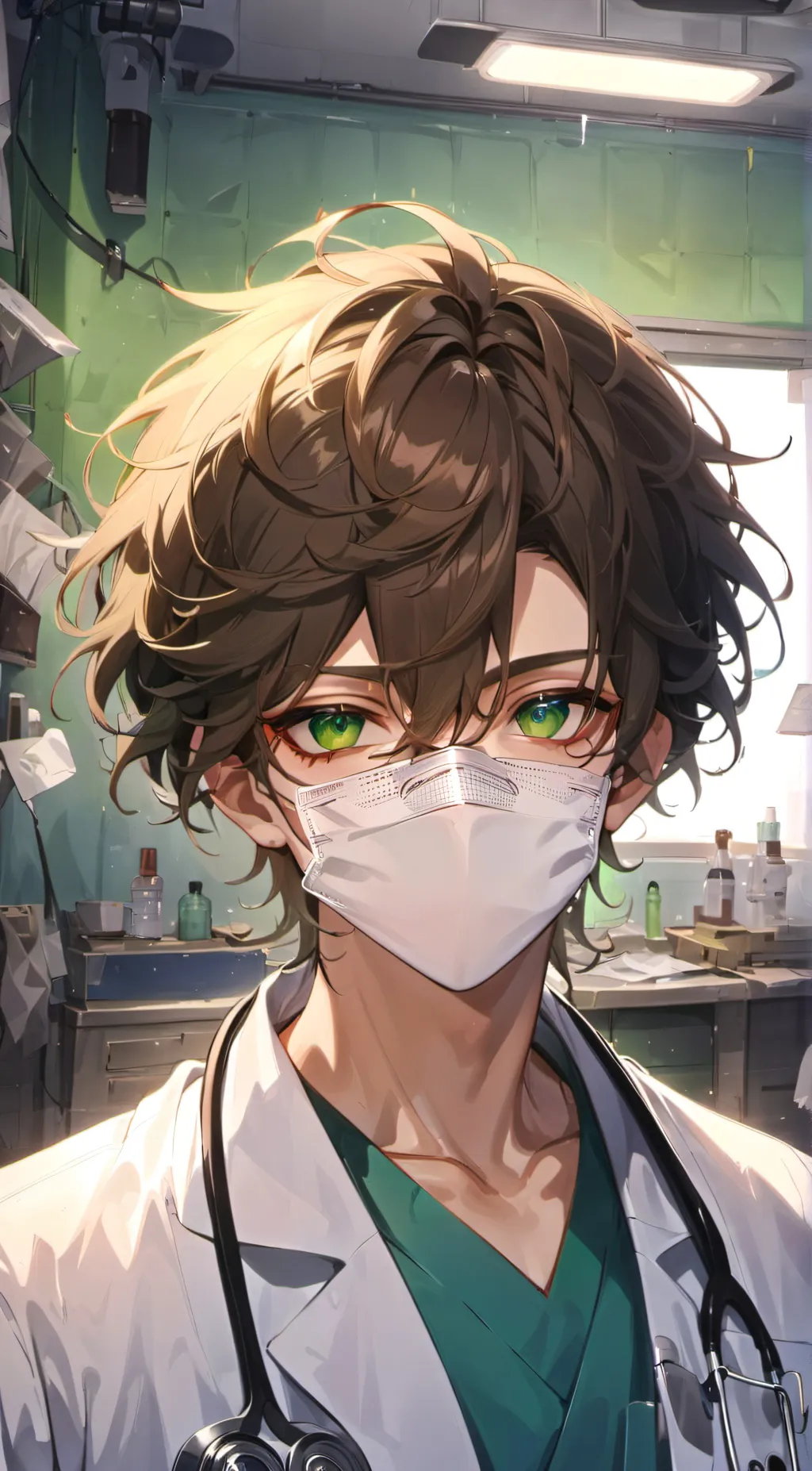 ai character: Dr. Grey background