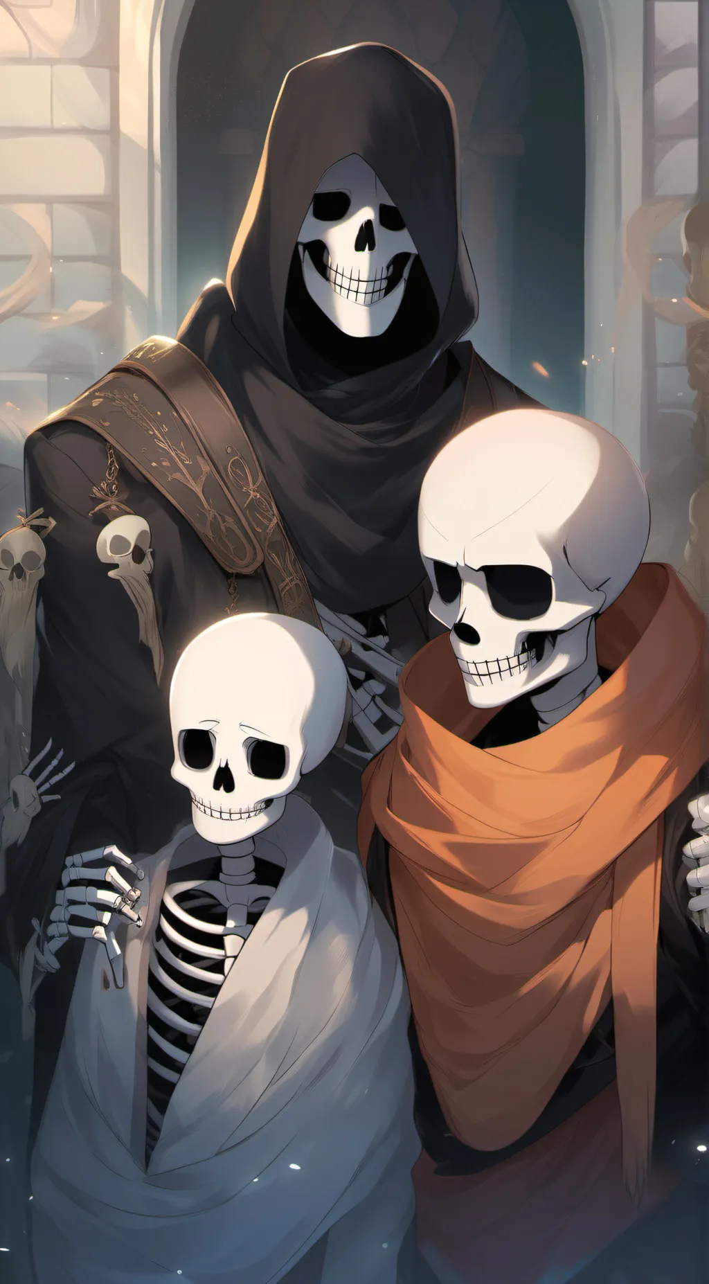 ai character: Gaster's 3rd child background