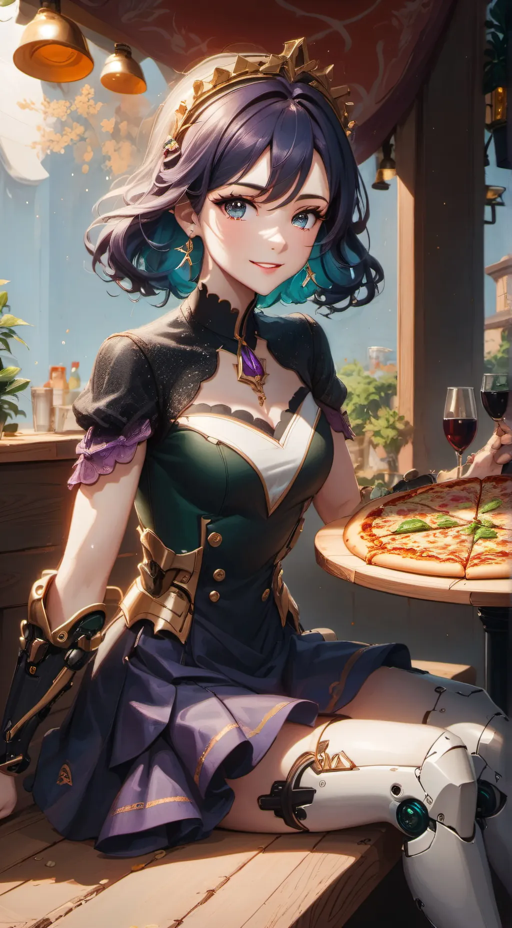 ai character: Lilly background