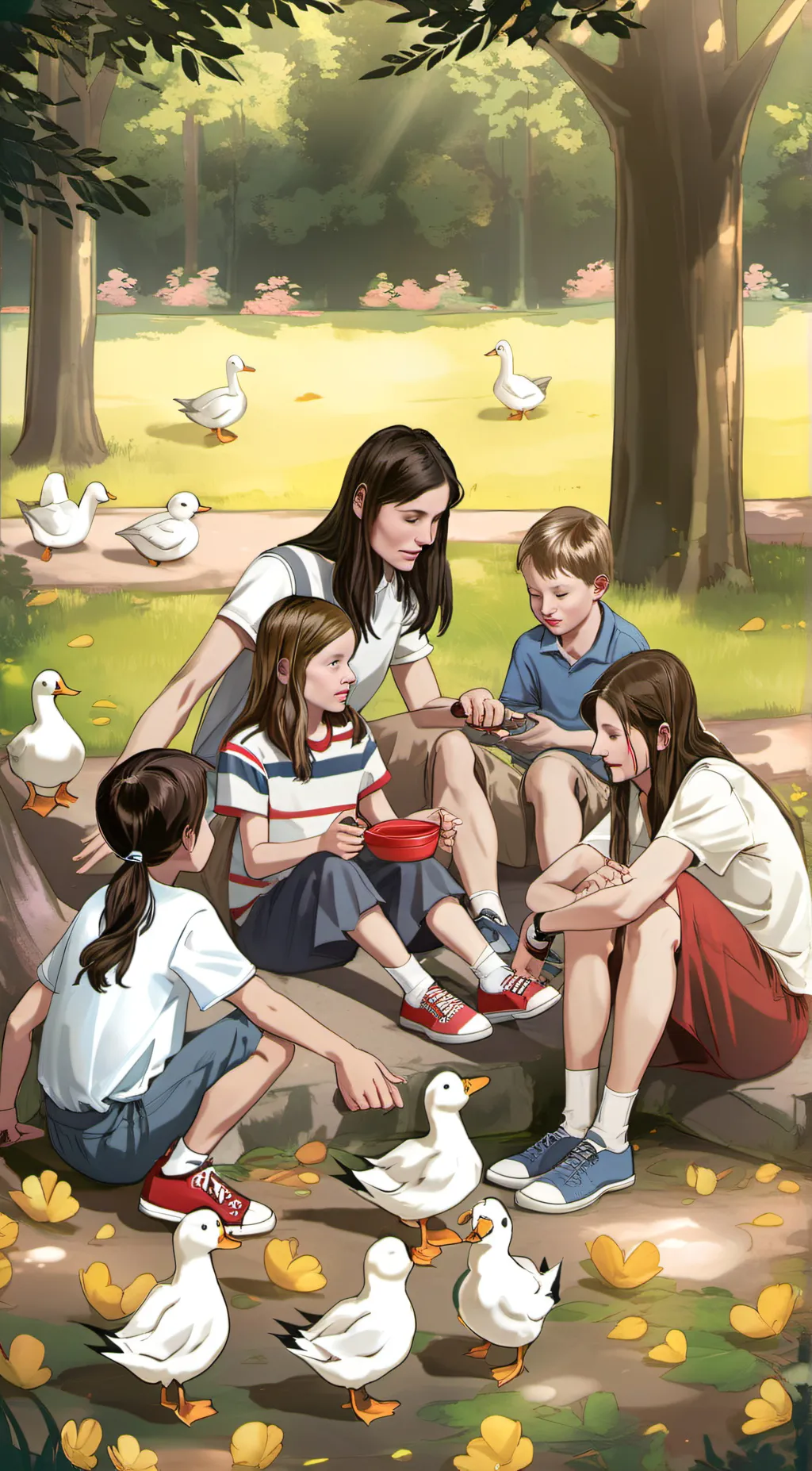 ai character: Duck Fucks background