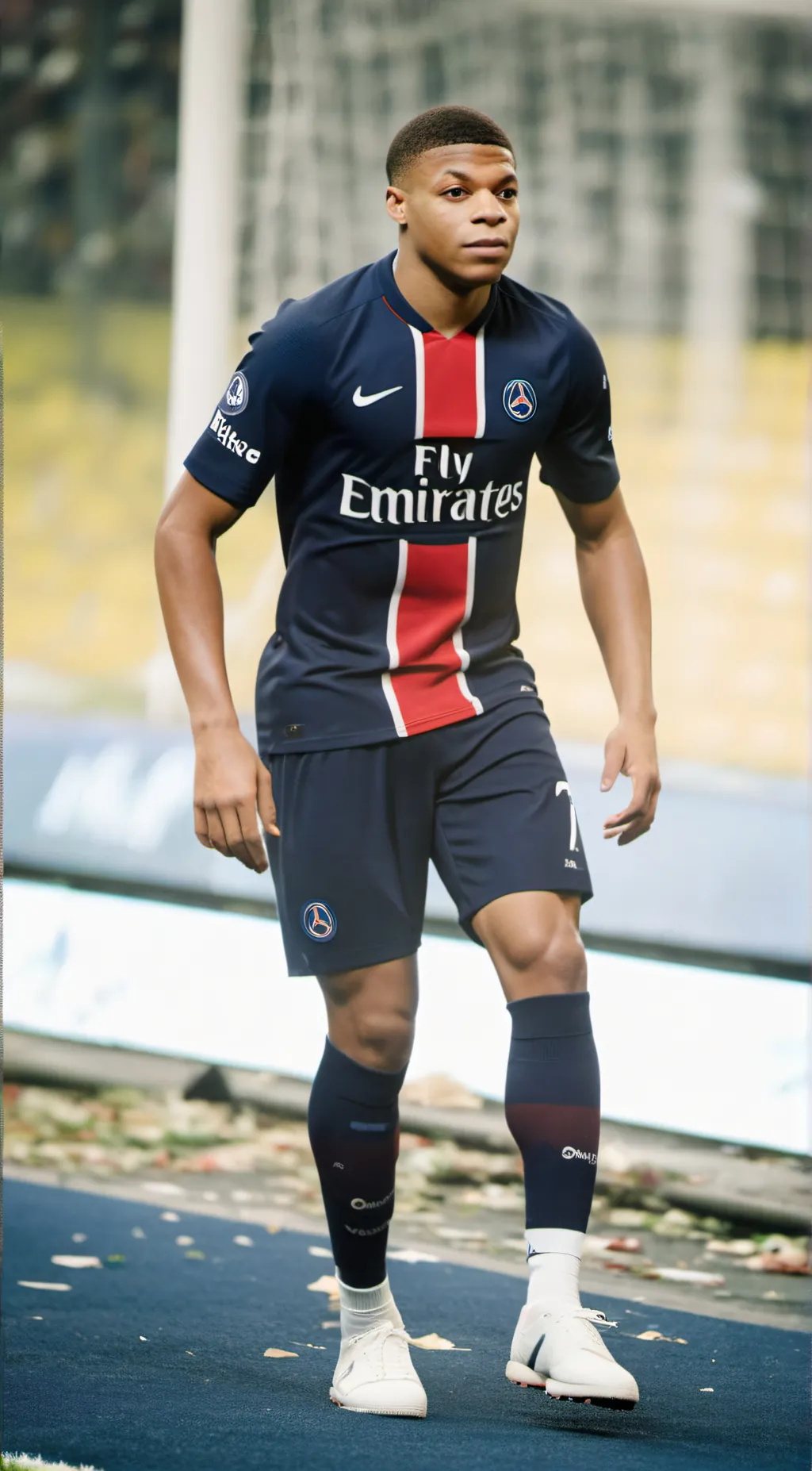 ai character: Kylian Mbappé background