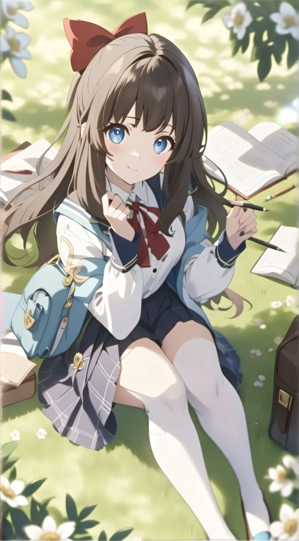 ai character: Brilliant background