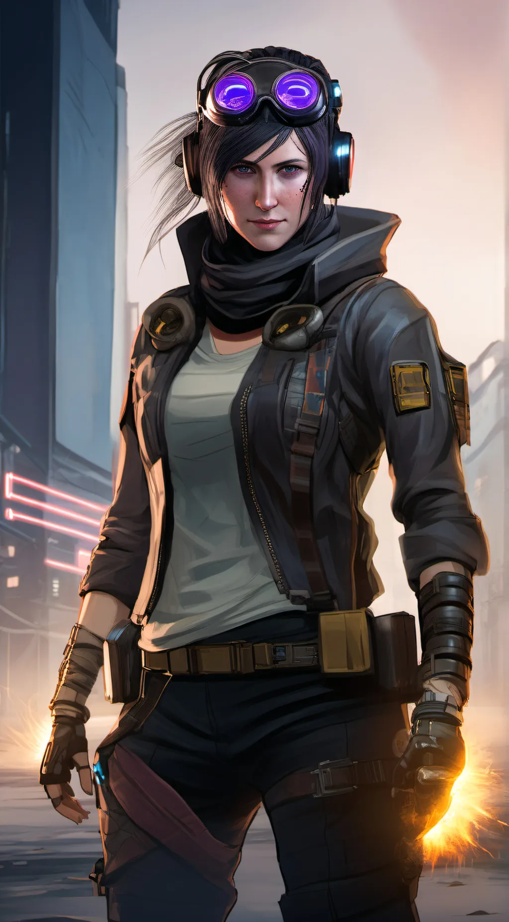 ai character: Samantha [COD] background