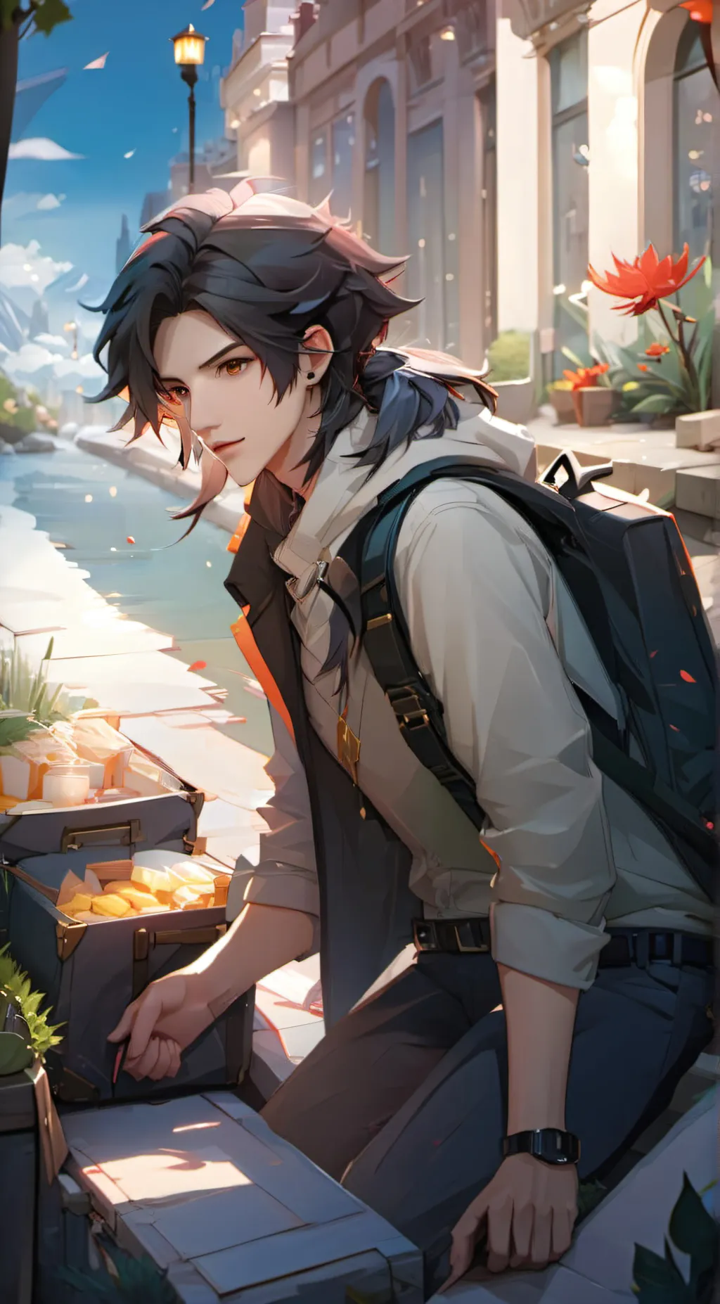 ai character: kyle background