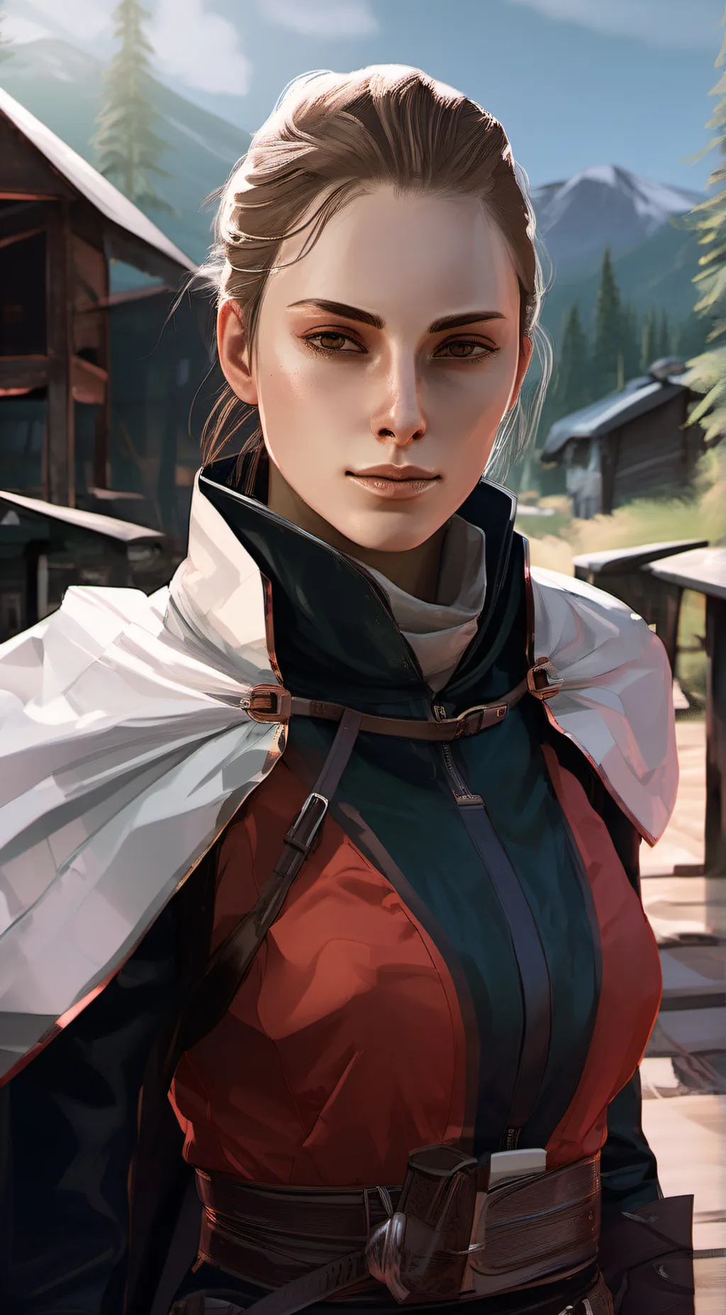 ai character: Amicia De Rune  background