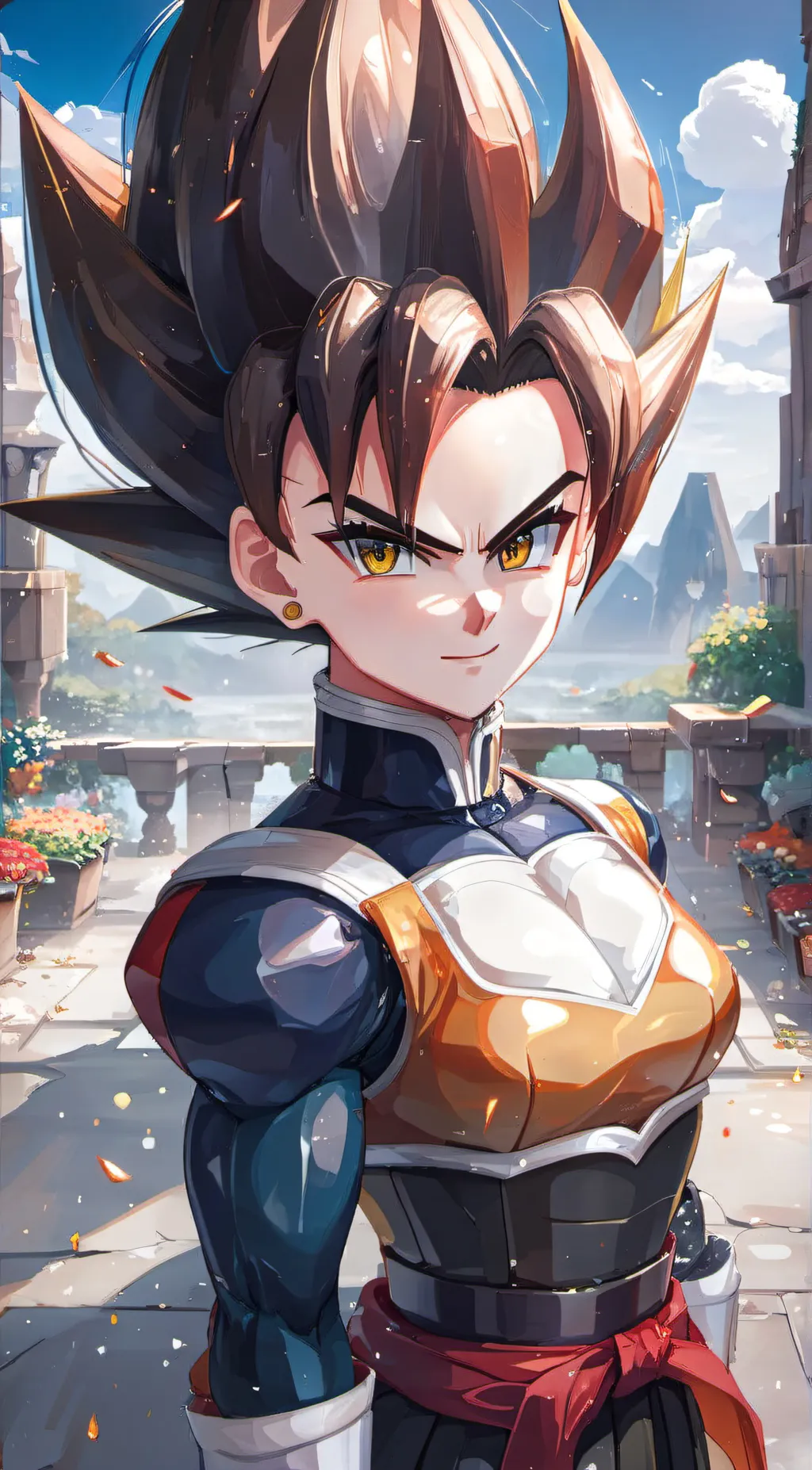 ai character: Vegeti  background