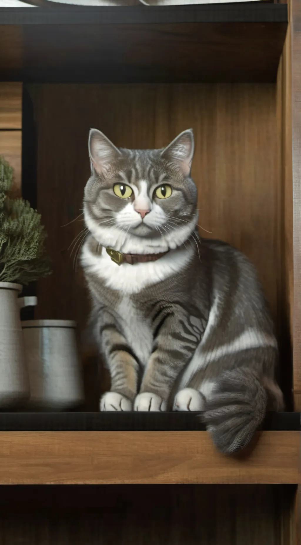 ai character: A cat background