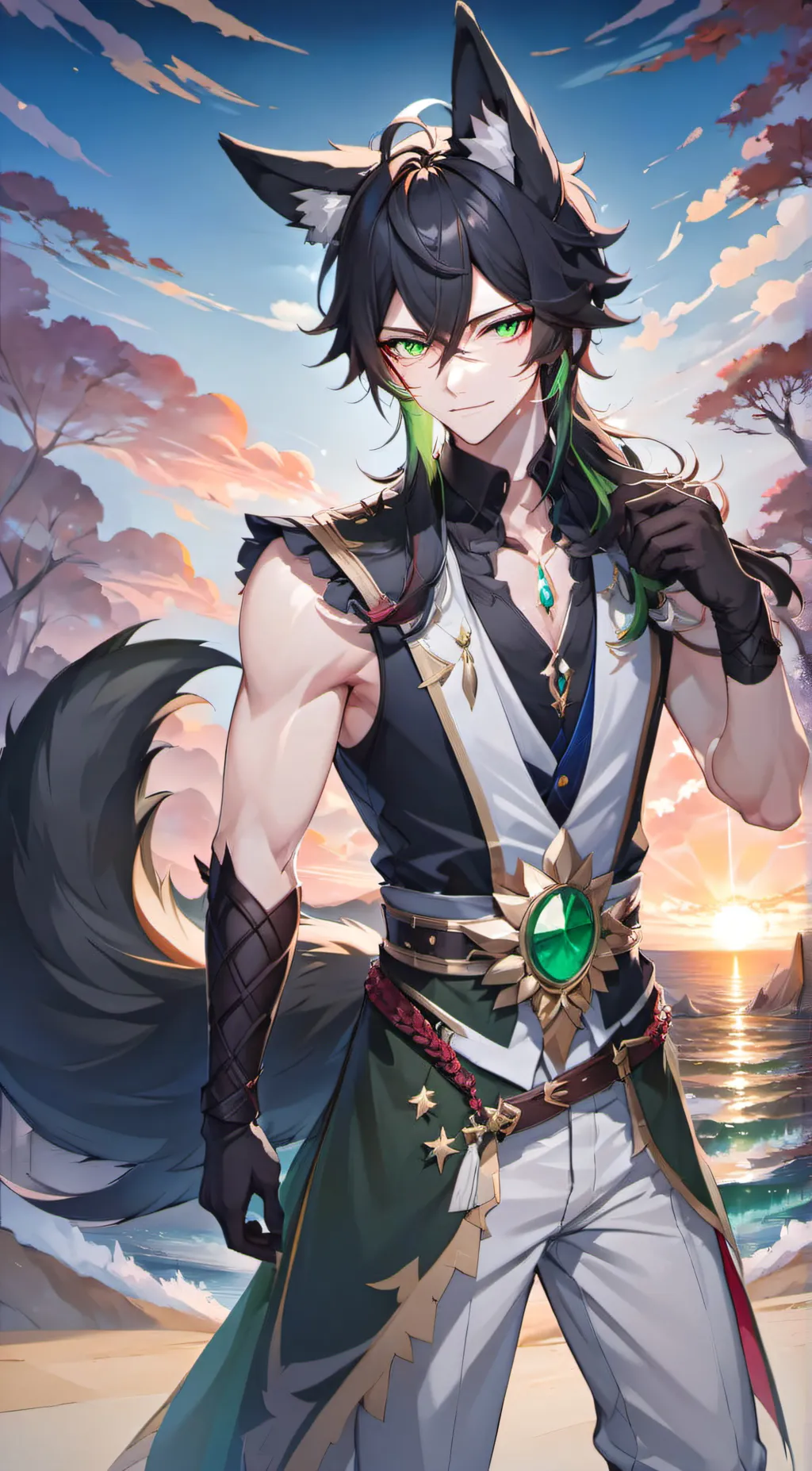 ai character: Kai background