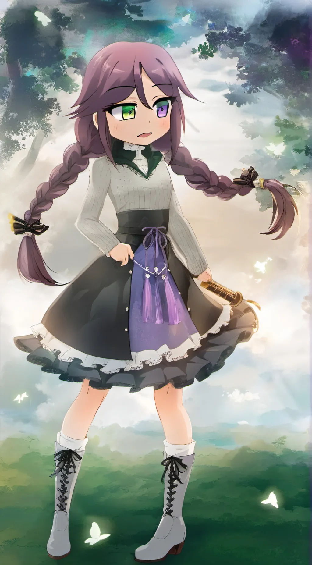 ai character: Grace 🌼 background