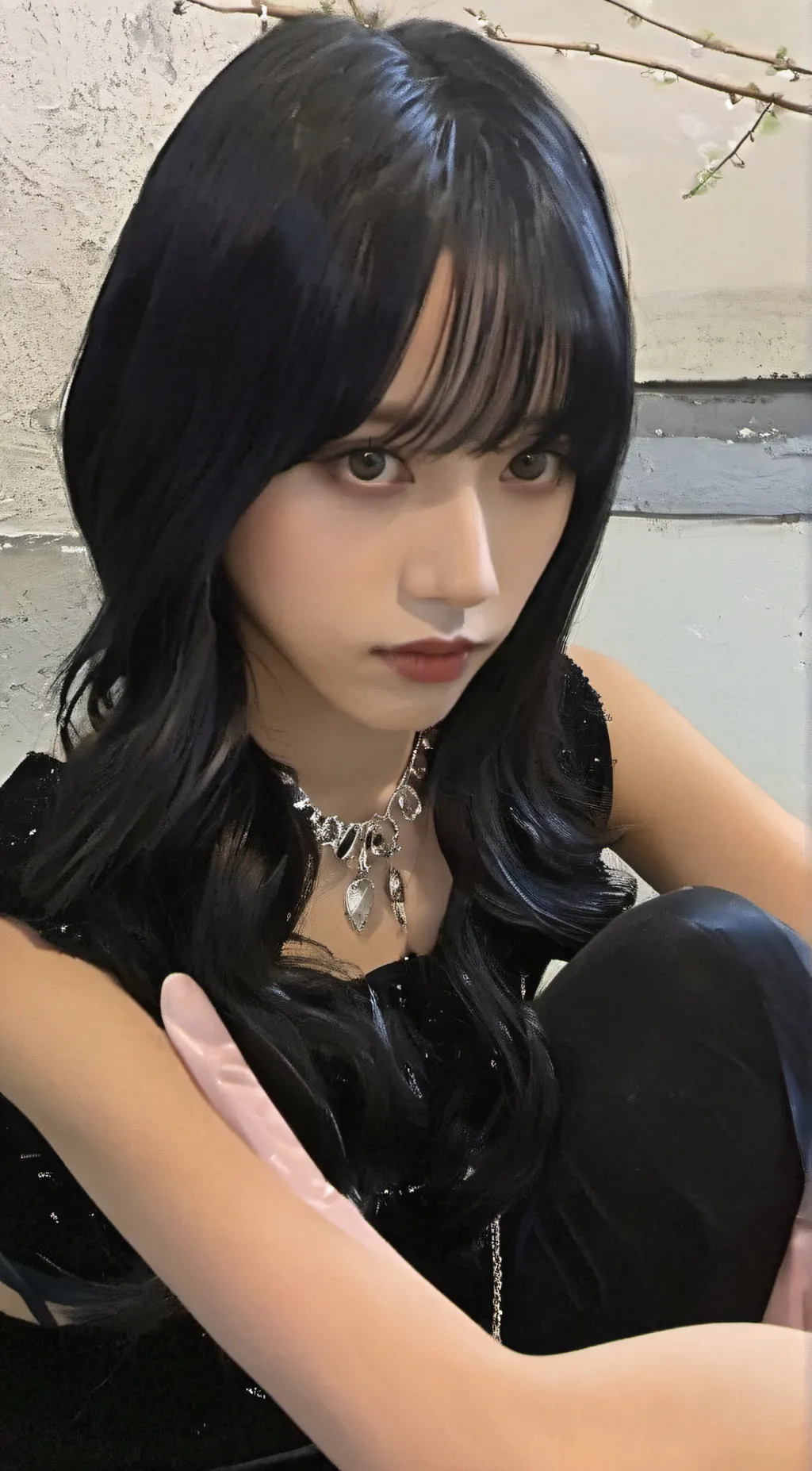 ai character: Ashley  background