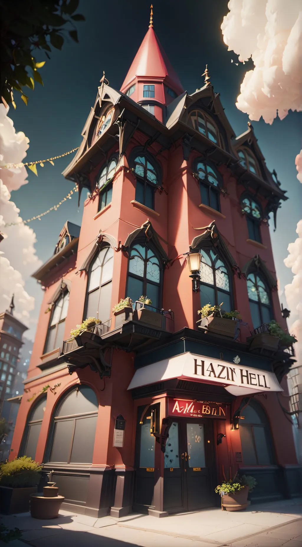 ai character: hazbin hotel rp background