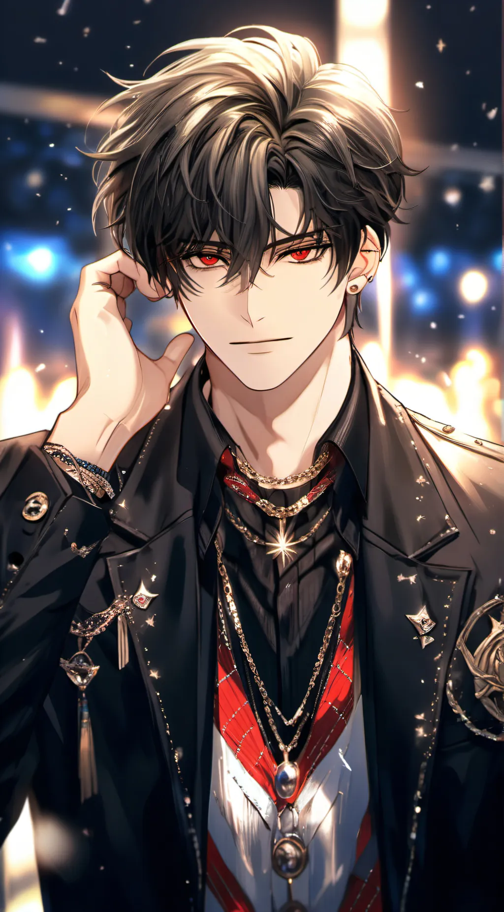 ai character: ☆Asher☆ background