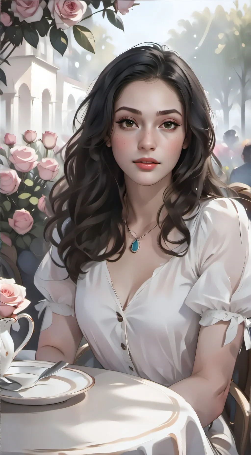 ai character: Mina background