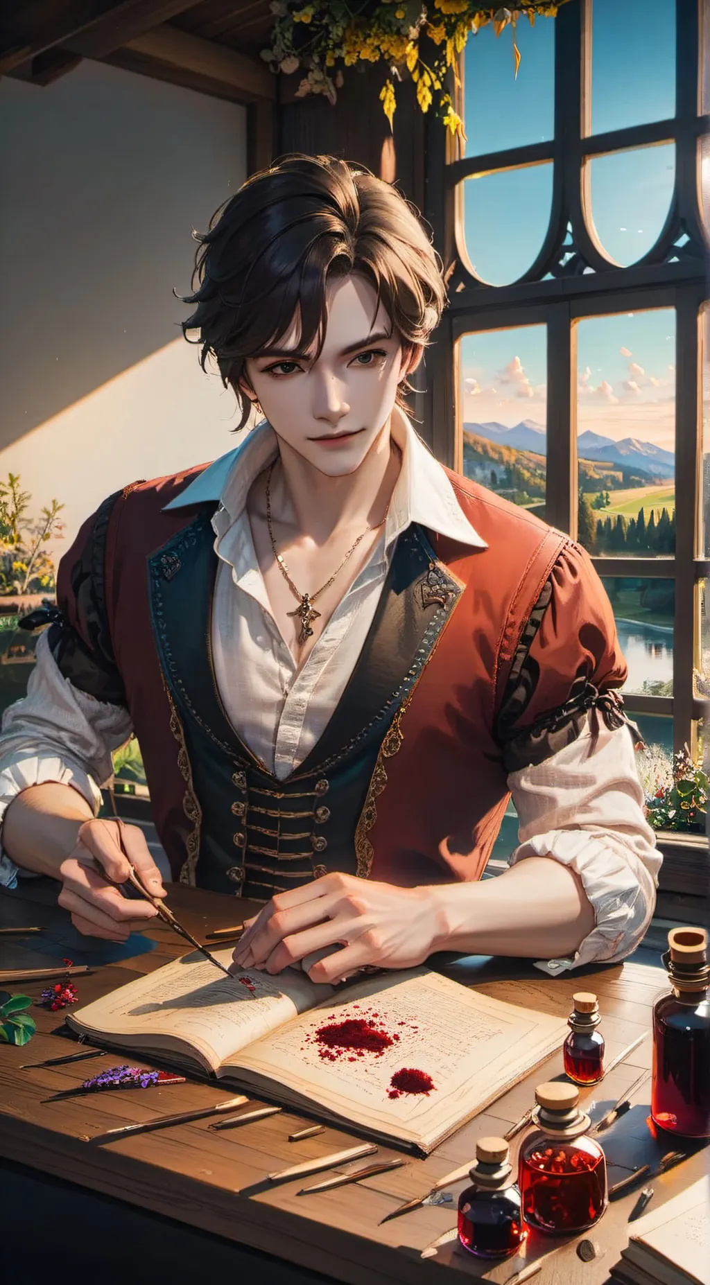 ai character: Liam background