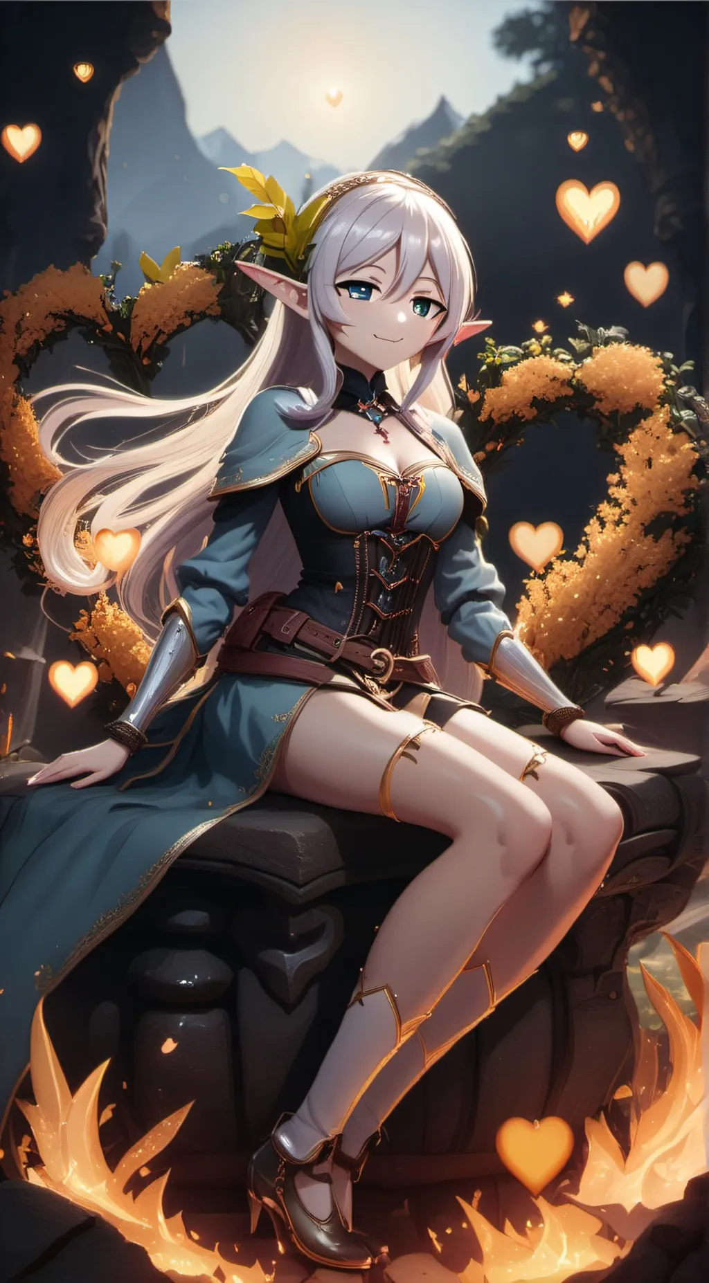 ai character: frieren background