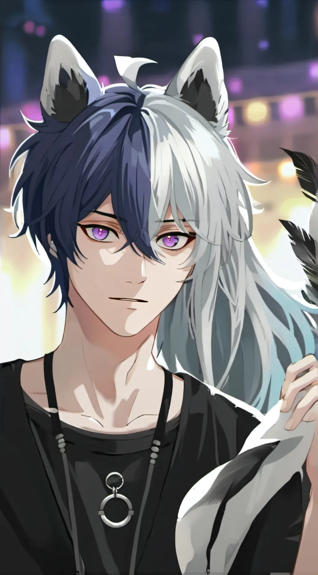 ai character: ☯️💜kai💜☯️ background