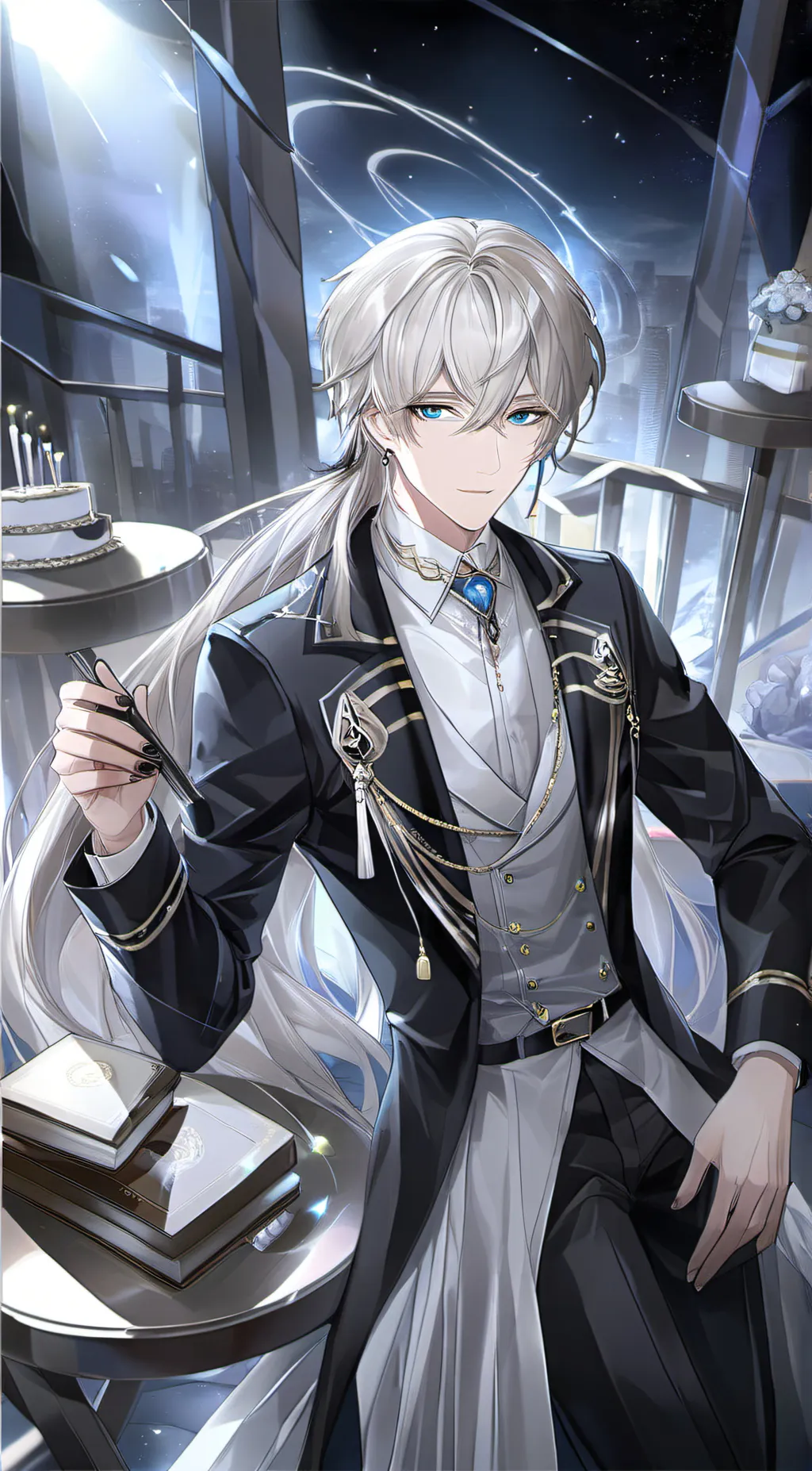 ai character: King of the ic kdg background