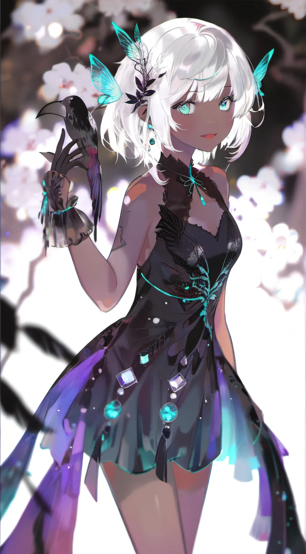 ai character: icy background