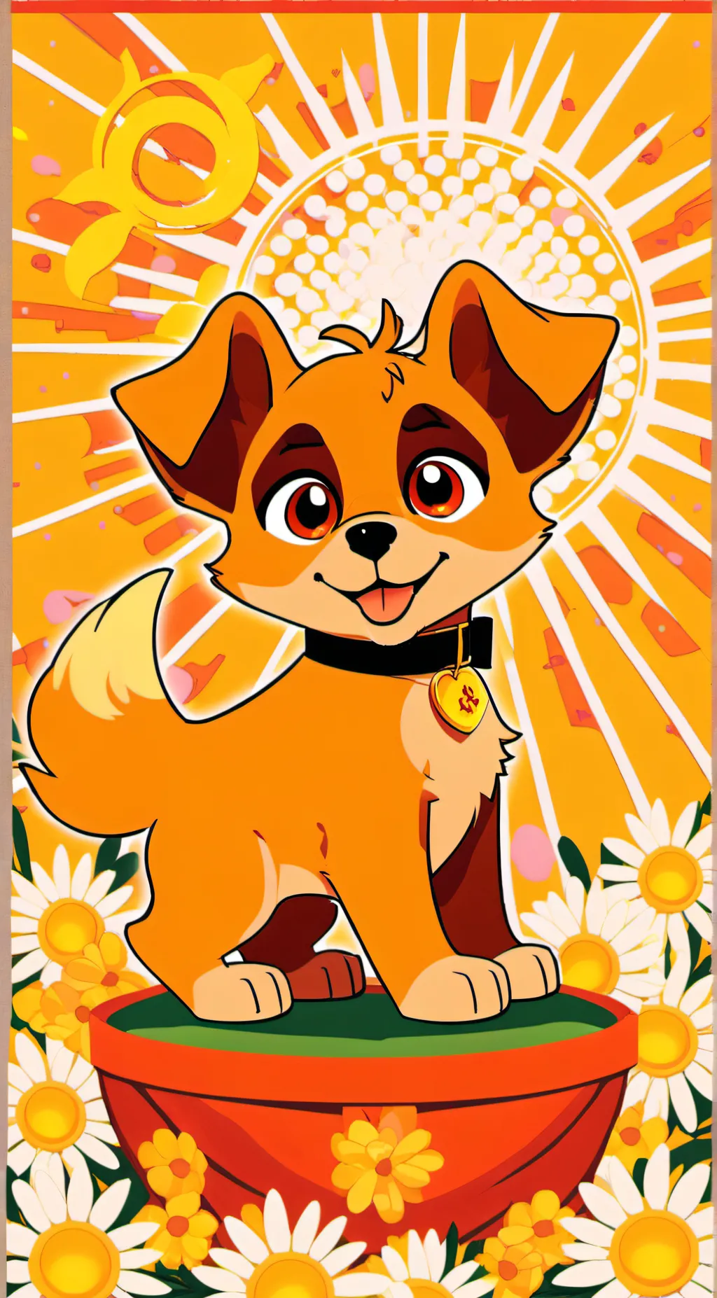 ai character: ☀️☀️dogday☀️☀️ background