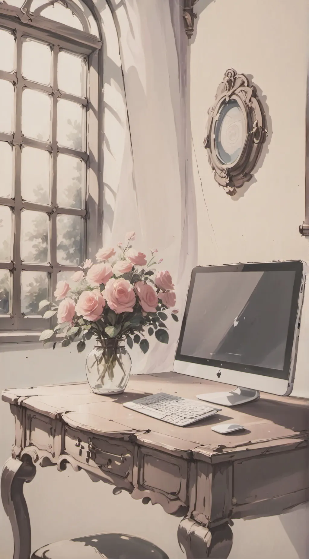 ai character: Q&A background