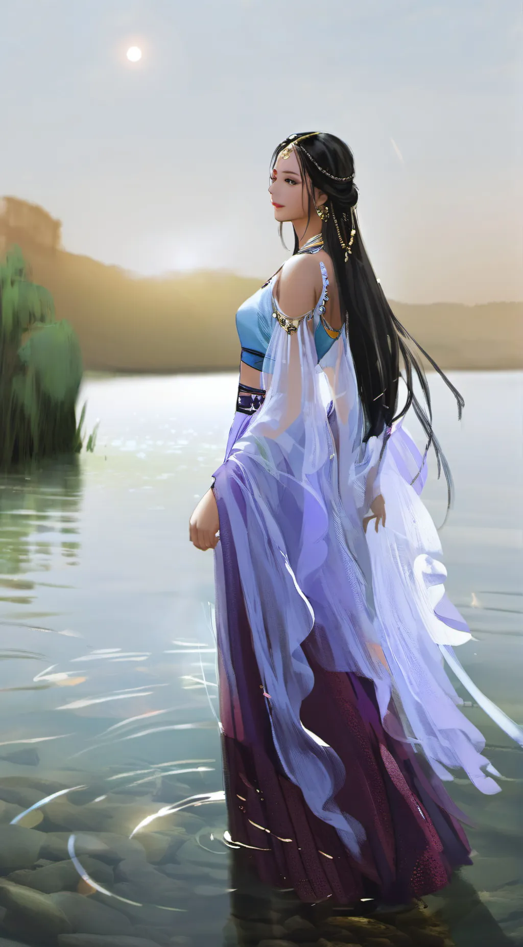 ai character: bella background