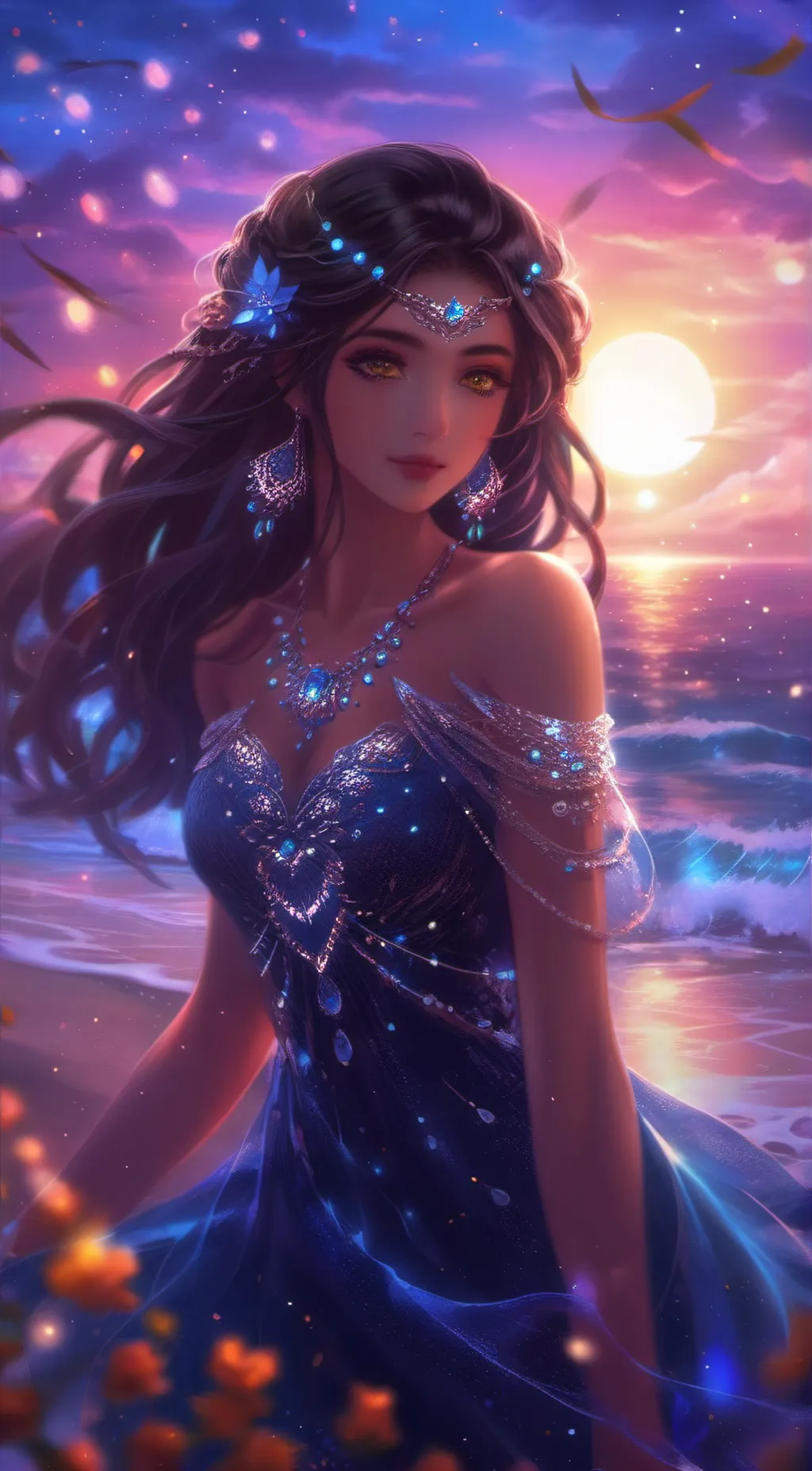 ai character: Florence  background