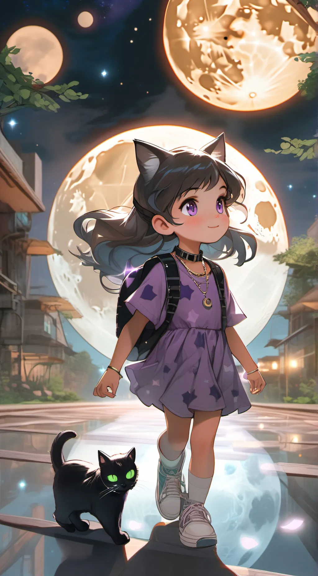 ai character: kid catnap background